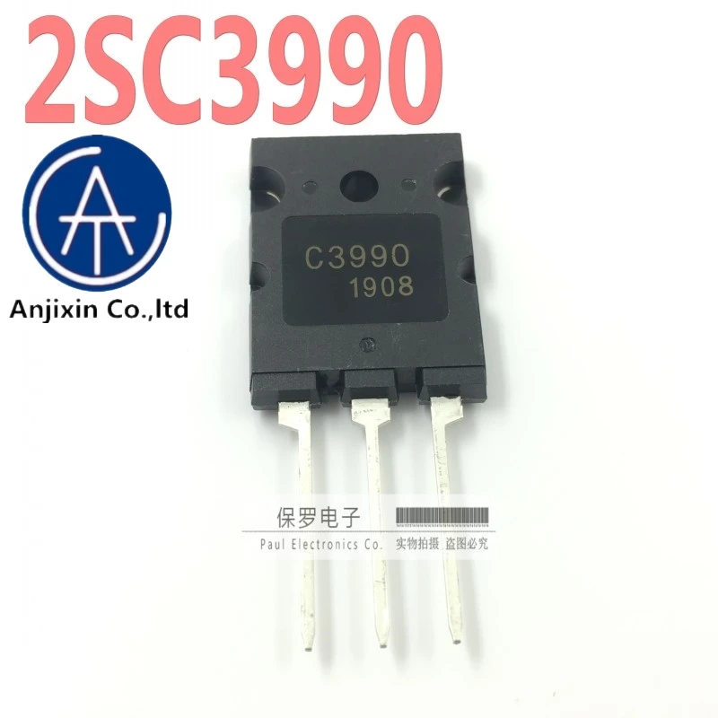 

10pcs 100% orginal new real stock 2SC3990 C3990 TO-3PL switch tube amplifier tube ultrasonic high-power transistor