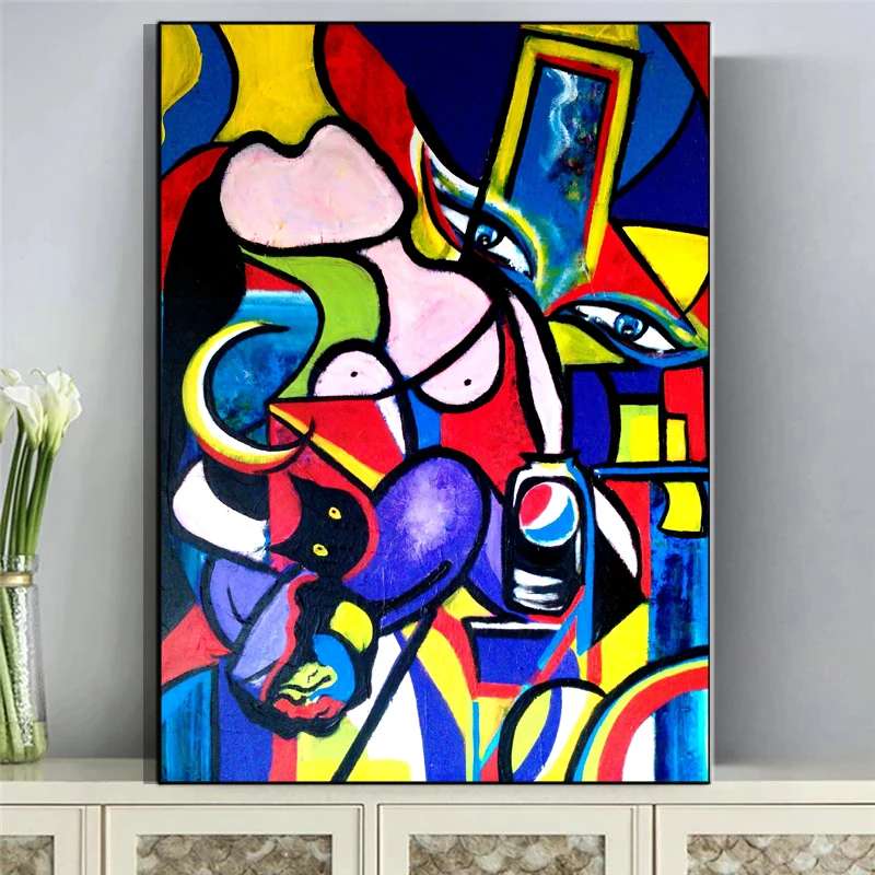 Picasso Women Abstract Canvas Art Print Painting Poster Wall Pictures For Living Room Home Decorative Bedroom Decor