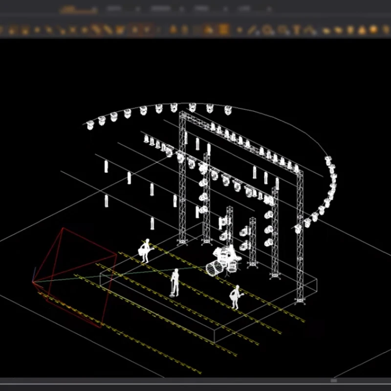 Wysiwyg-iluminación de escenario D3r, controlador de DJ con interfaz DMX DMX512, ArtNet, DISCO, luz dmx R44/MA2/Titan