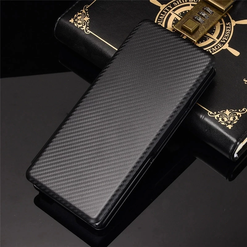 New Style For Blackview Oscal C20 Case Carbon Fiber Flip Leather Case For Blackview Oscal C20 Pro C20Pro C 20 Case Cover 6.09 in