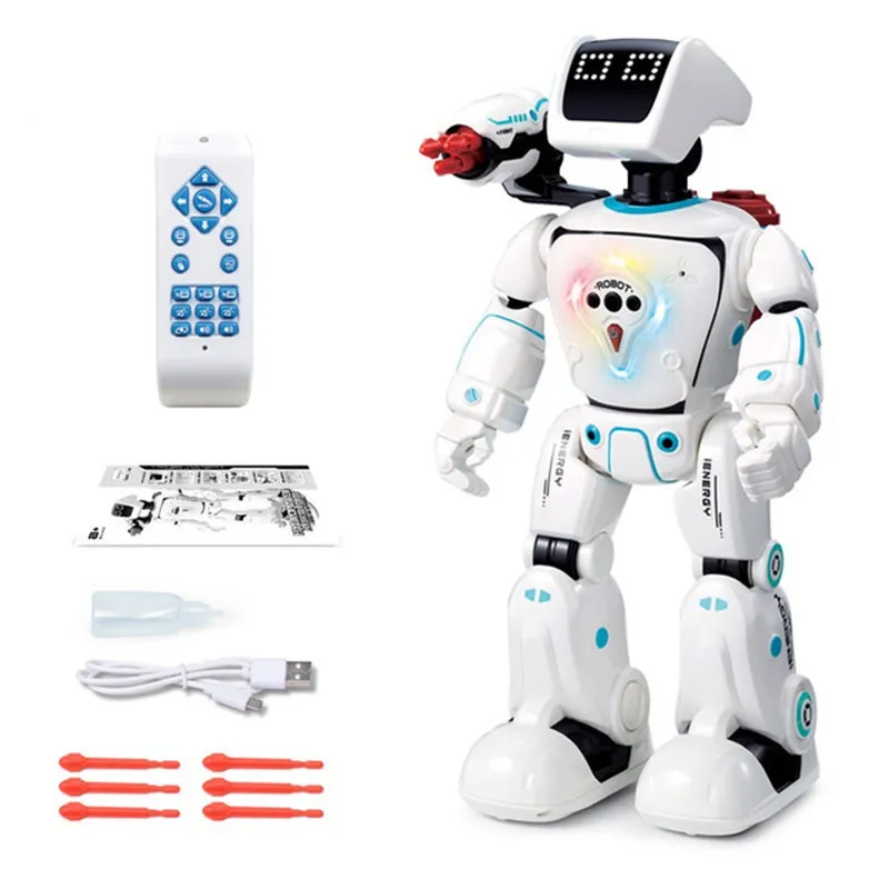 Hydropower Robot Touch Sensor Voice Gesture Control High Simulation Walking Dance Singing Fire Bullet Battle Smart RC Robot Toys