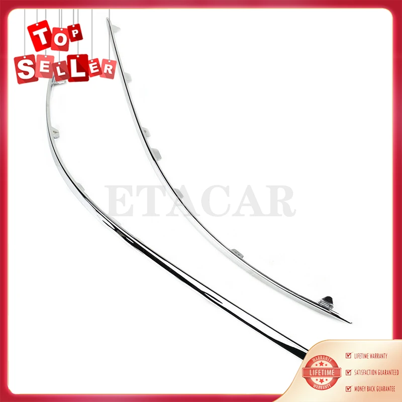 

2pcs LH&RH Avantgarde Front Bumper Trim Molding 2048850821 2048850721 Fits For Mercedes W204 C300 C350 2008 2009 2010 2011
