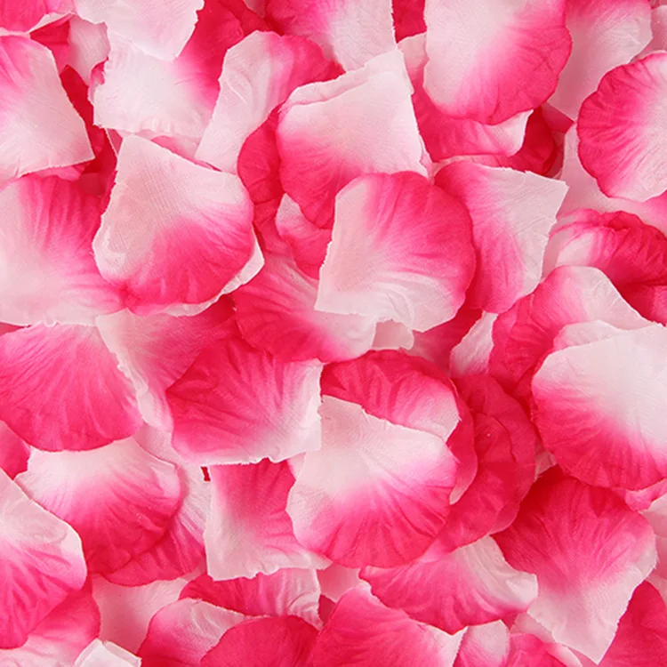 Pétales de rose dégradés pour filles, pétales de fleur de mariage, simulation de gril, décoration de mariage, 500 pièces par GT