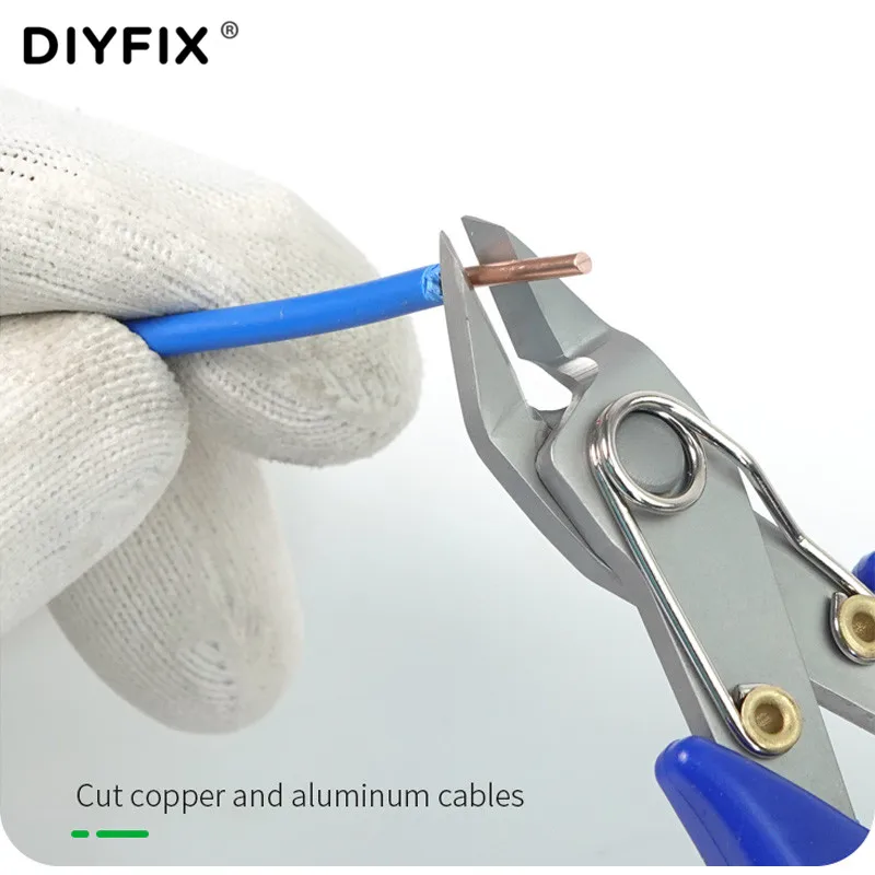 Diyfix alicate de corte de alta precisão, ferramenta de reparo de celular, cortador de cabo de linha elétrica, removedor, relife rl001