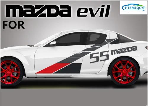 

FOR Mazda evil sticker body decoration modified car sticker film color sticker