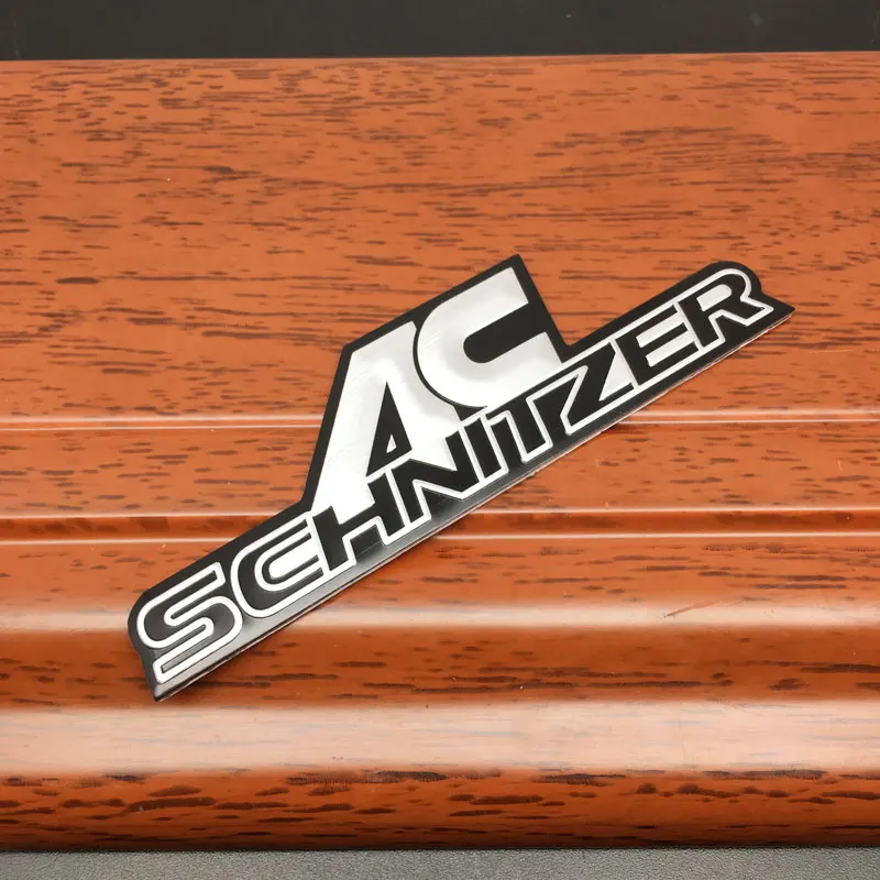 AC aluminum Emblem Sticker For  AC Schnitzer M M3 M5 E46 E39 E36 E34 E90 X1 X3 X5 X6 Auto Accessories