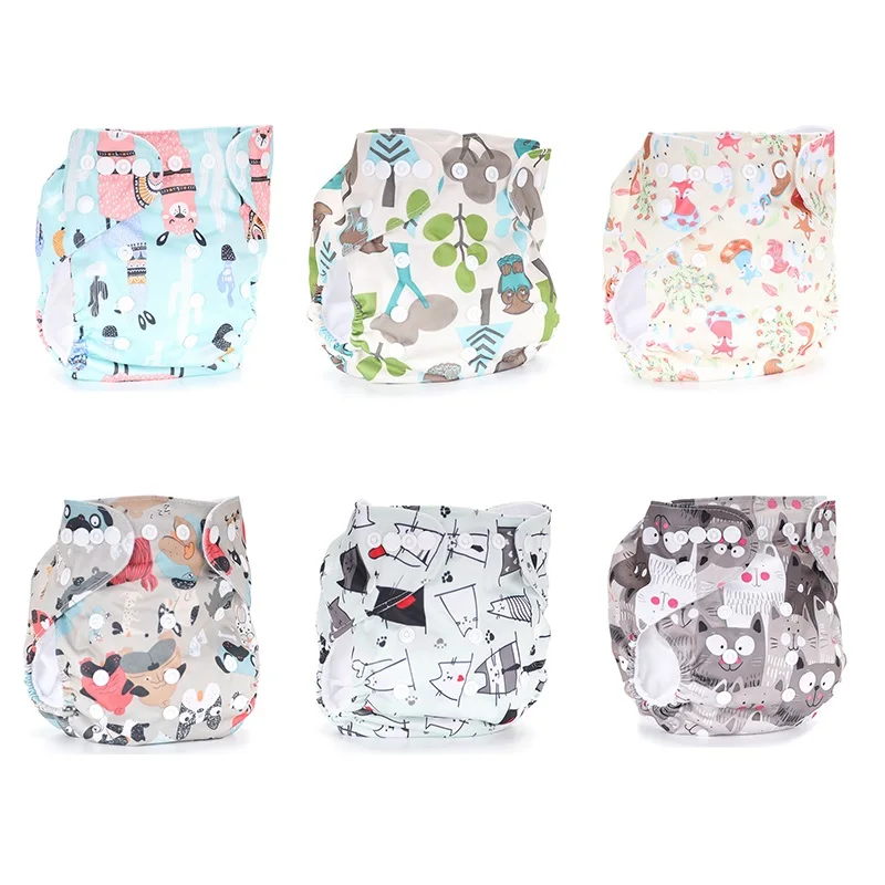 New Unicorn Reusable Diapers Baby Cloth Diaper Washable  Baby Nappy Washable Nappies