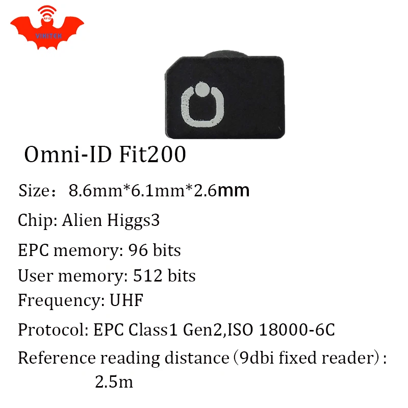 Tag UHF RFID anty-metalowy omni-ID fit200 fit 200 915MHz 868MHz Alien Higgs3 EPCC1G2 6C wytrzymała farba karta inteligentna pasywne tagi RFID