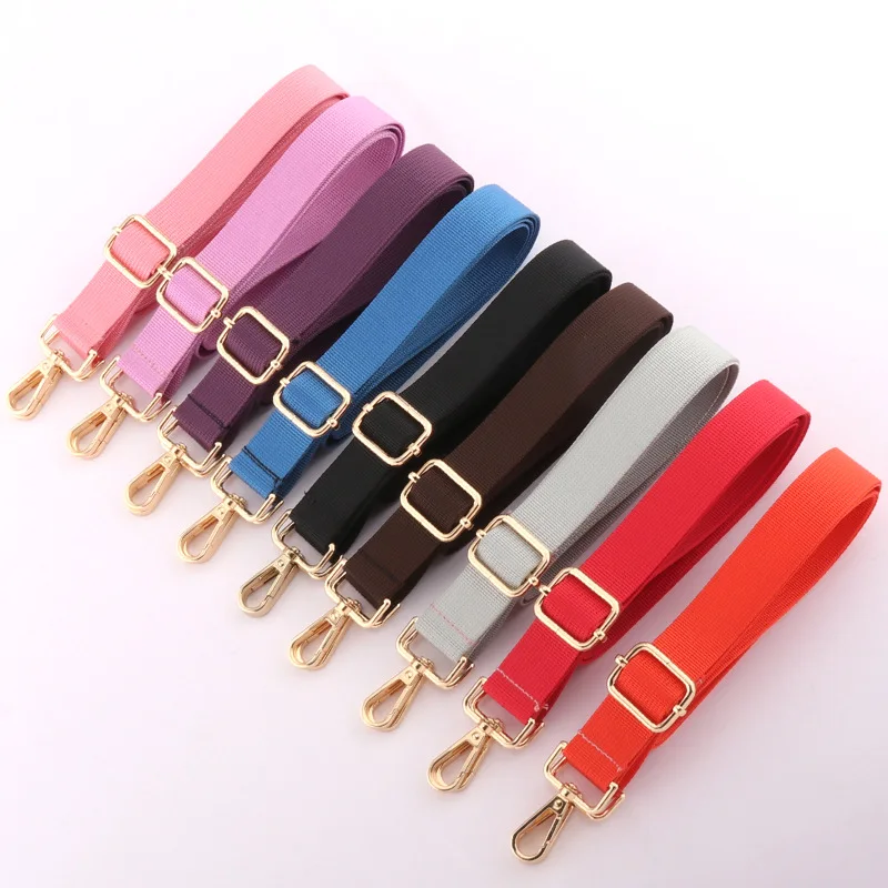 Long Shoulder Bag Strap Cotton Fashion Wide 2.5CM Replacement Strap for Bags Nylon Woman Messenger Accessories Bag Straps