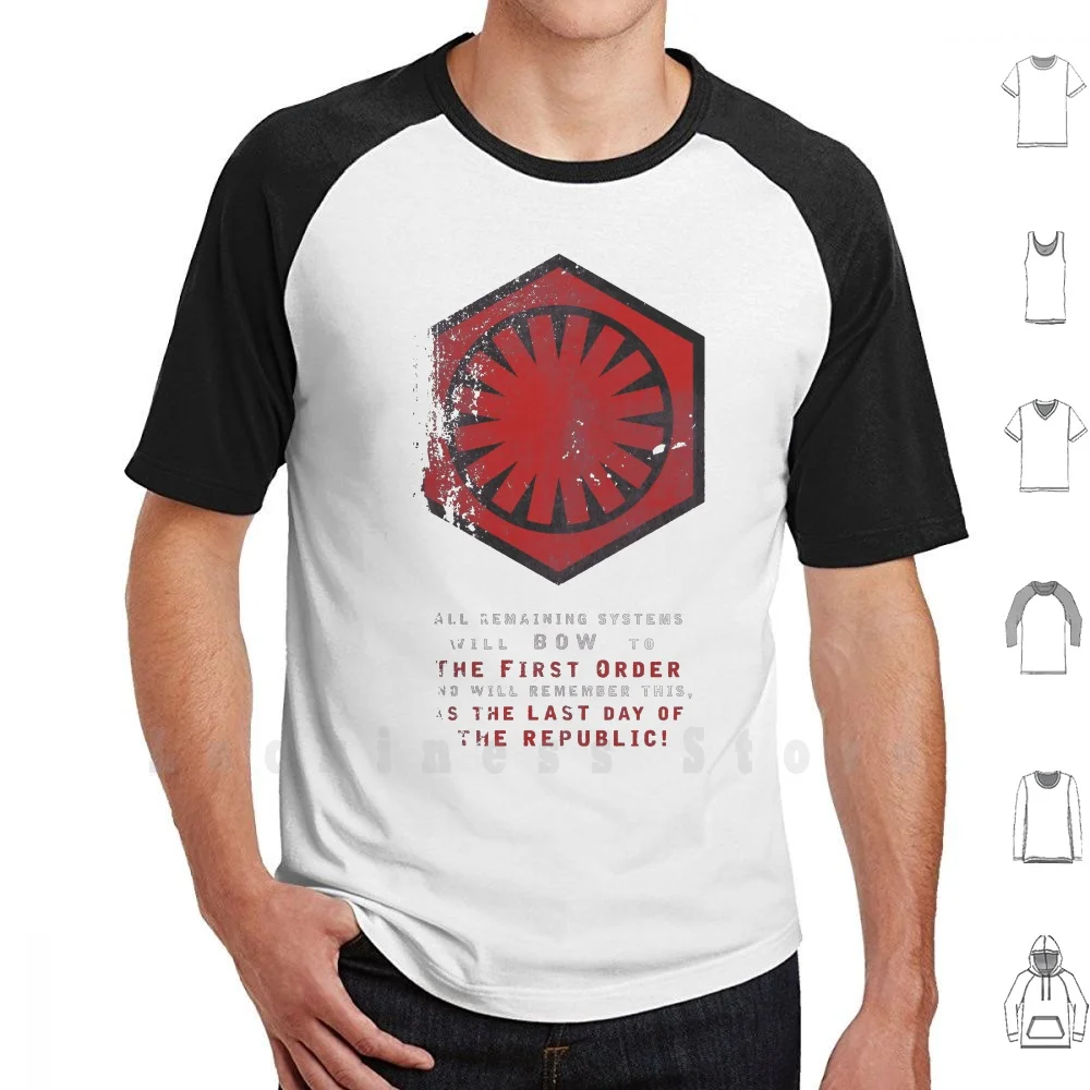 The Power Of The First Order T Shirt Men Women Teenage Cotton S-6xl Episode 7 Seven The First Order The Force Awakens Snoke The