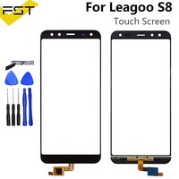 5.72'' Black Tested Well Touch Screen Digitizer Panel For Leagoo S8 Touch Panel Front Glass Lens Sensor Touchscreen+Tools