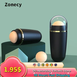 Gezichtsolie Absorberende Roller Natuurlijke Vulkanische Steen Massage Body Stick Make-up Gezicht Huidverzorging Tool Gezichtsporiën Reinigingsolie Roller