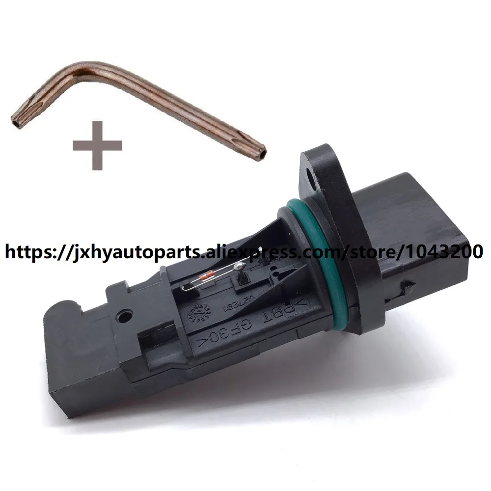 0280218135 Mass Air Flow Meter Maf Sensor+Screwdriver for BMW E60 E61 545i E63 E64 645ci E65 E66 OE# 13627524136 / 13627566988