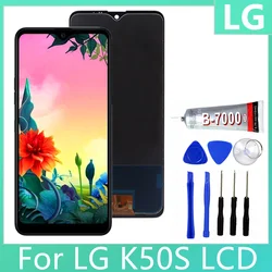 For LG K50S LM-X540 LMX540HM LCD Display Touch Screen Digitizer Assembly with Bezel Frame