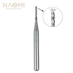 NAOMI Purfling Groove 밀링 커터 1.2mm HSS 스틸 바이올린 Luthier Tool 바이올린 그라인딩 목공 밀링 커터