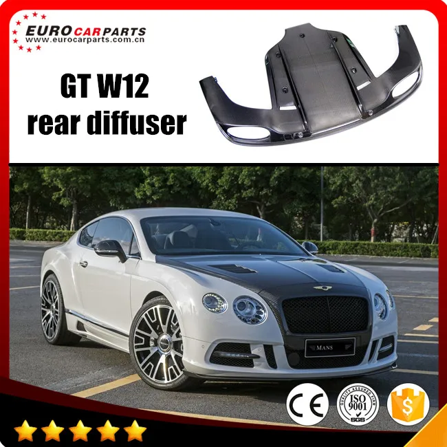 

GT Mans rear diffuser fit for BL GT W12 to Mans-style GT carbon fiber diffuser