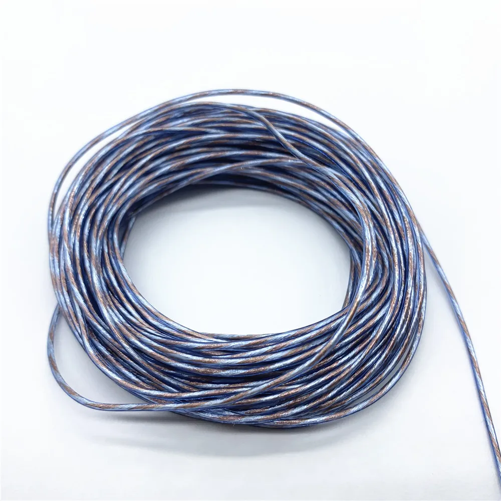 7N単結晶銅一本鎖銅シルバー混合ツイストアップグレードbluetoothヘッドライン外径: 1.0ミリメートル30コア * 0.08ミリメートル