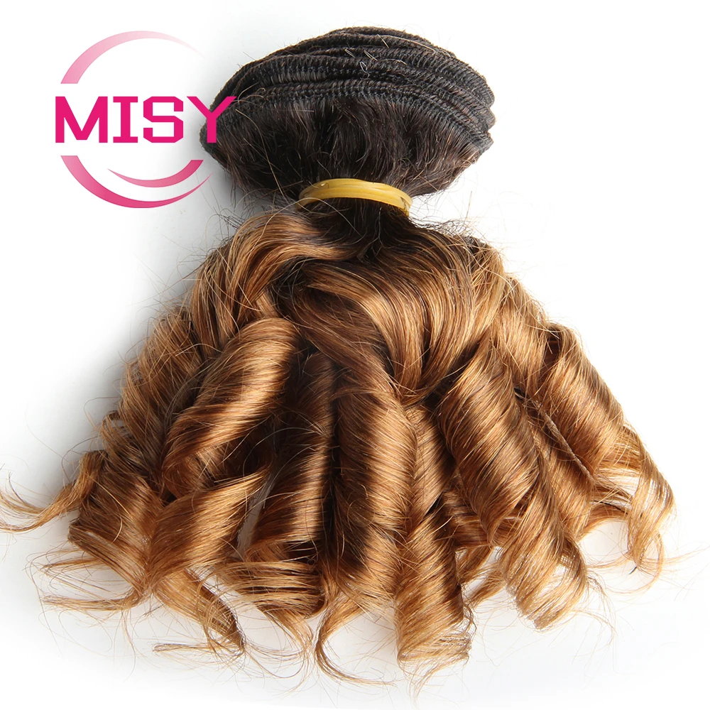 6 Pcs Lockige Bundles Brasilianische Haarwebart Bundles Ombre Farbe 1B/27/30/99J Haar Verlängerung Remy menschliches Haar Für Frauen 200 gr/paket