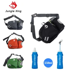 Jungle King CY5082 8L Newest Outdoor Pockets Multi-level Storage Bag Marathon Running Mountaineering Fitness Water Bottle 550ml