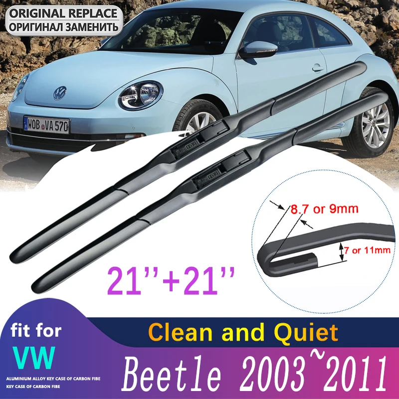 

Car Wiper for Volkswagen VW New Beetle 2003~2011 2004 2005 Beetle A5 Front Windshield Windscreen Wipers Blade Car Accessories