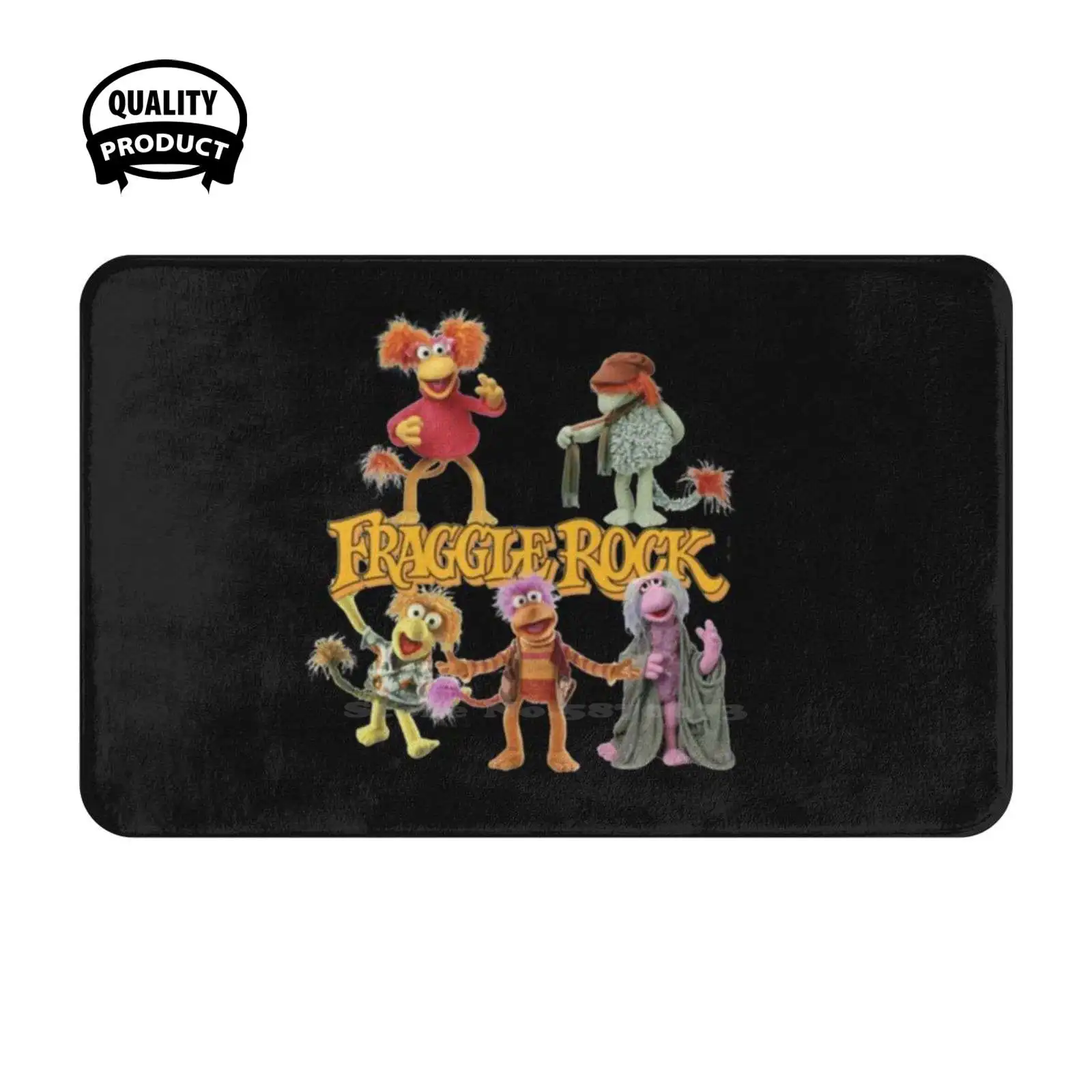 Fraggle Rock Soft Cushion Home Carpet Door Mat Car Rug Fraggles Retro Red Kids Music The Tv Wembley Cartoons Cool Gobo Kermit