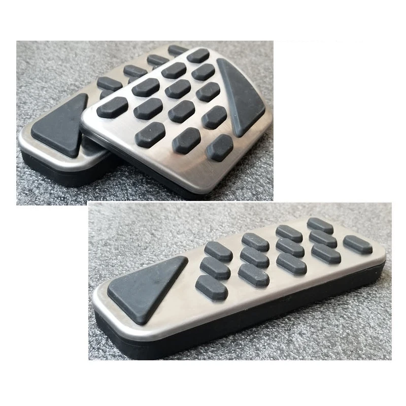 Stainless Steel Car Accelerator Pedal Brake Pedals Non Slip Cover For Jeep Wrangler JL 2018-2020 2021 JK 2007-2017 Accessories