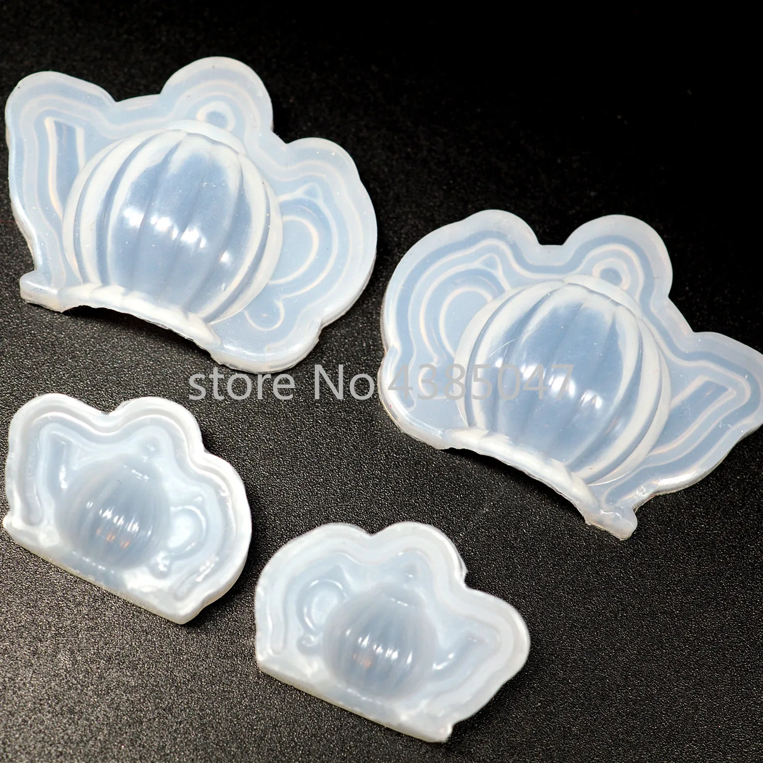 3D Teapot Pumpkin Bottle Hollow glass cover DIY Silicone Jewelry Tools for Making Pendant Resin Casting Mould Handcraft Tool