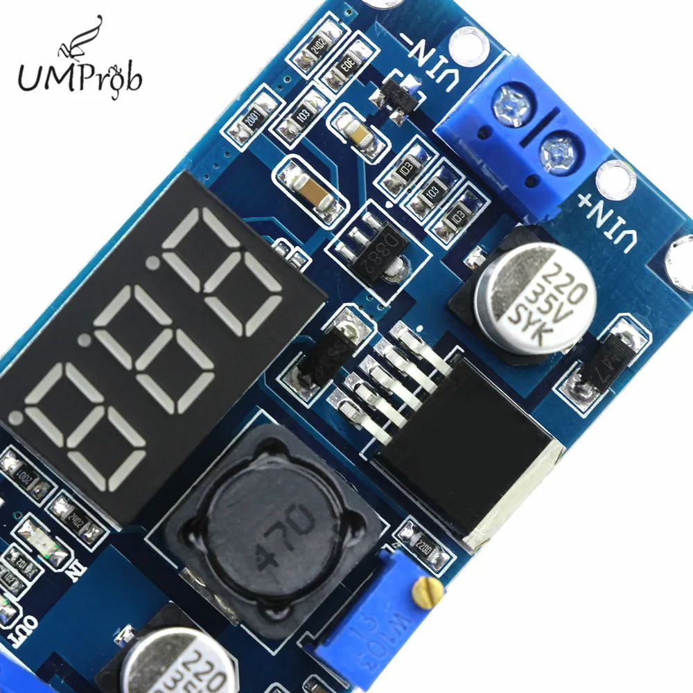 LM2596 DC Step Down Module LM2596S DC 4.0~40V To 1.25-37V Adjustable Voltage Regulator With LED Voltmeter image 3