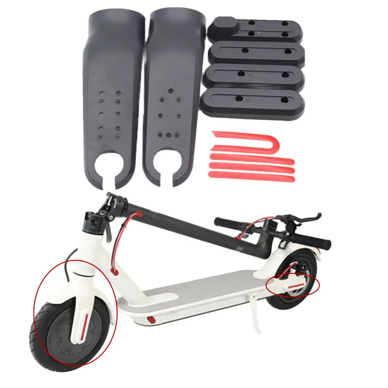 Forquilha dianteira caso capa para xiaomi mijia m365 pro scooter elétrico acessórios frente plástico habitação capa protector garfo mi parte