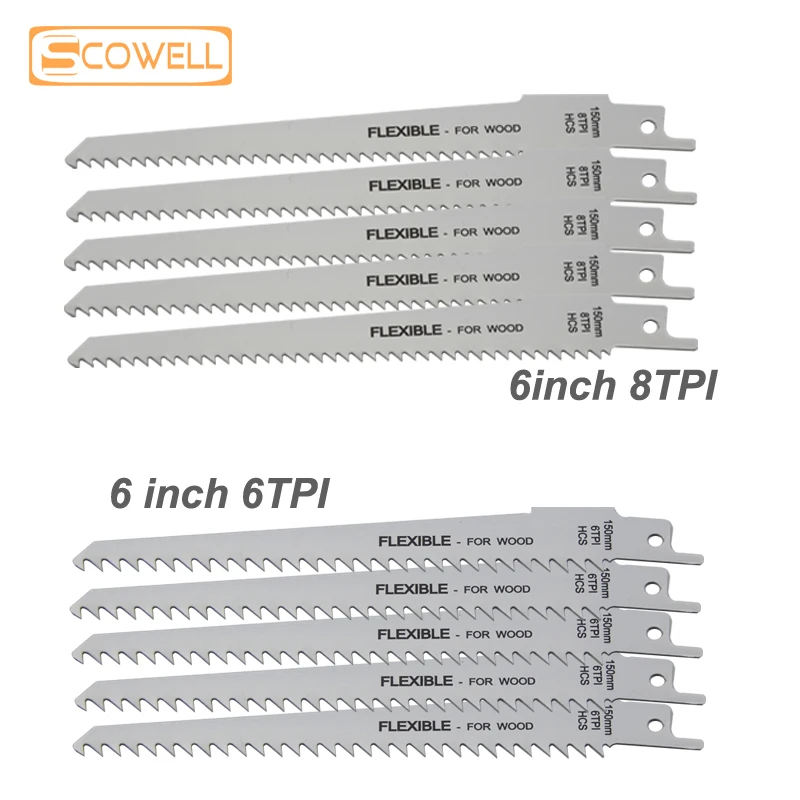 SCOWELL-Kit de hojas de sierra recíproca de demolición, 32 Uds., corte de madera y Metal, accesorios de herramientas eléctricas DIY, sierra de sable, uso multiusos