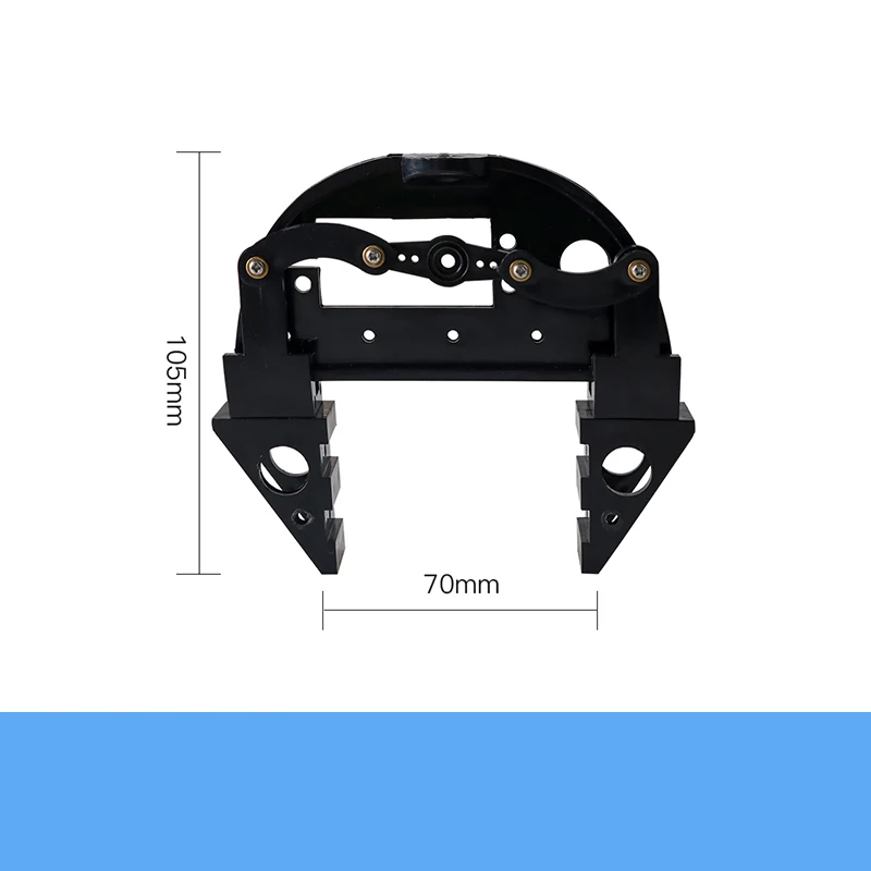 Pinza de brazo de Robot G3, manipulador/garra/abrazadera, soporte de deslizamiento paralelo Compatible con Servo estándar DIY para Arduino, 105mm x 70mm