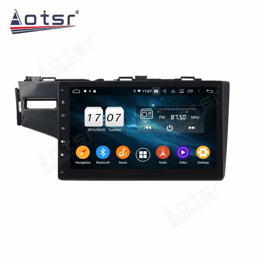 Android 10 Car Multimedia Stereo Player For Honda Fit 2014-2017 Tape Radio Recorder Video Auto GPS Navi Head Unit No 2Din 2 Din