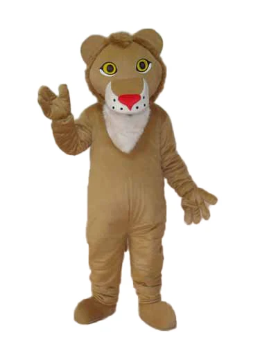 Fashion Design red nose lion Mascot Costume Adult Birthday Party Fancy Dress Halloween Cosplay Outfits Clothing Xmas