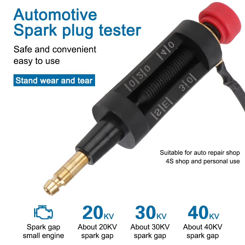 In Line Car Circuit Diagnostic Coil Engine Ignition System Spark Plug Tester Autos Adjustable Ignition Coil Tester