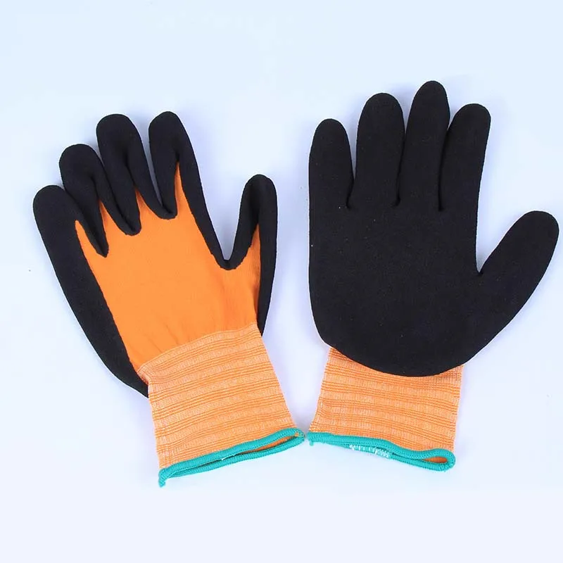 Gants d'assurance de travail, en nylon, antidérapants, pour la protection de la peau