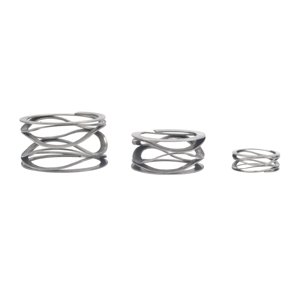 10pcs Stainless Steel Multi-layer Opposite Spring Mechanical Seal Spring Accessories for Bearing Wave Springs