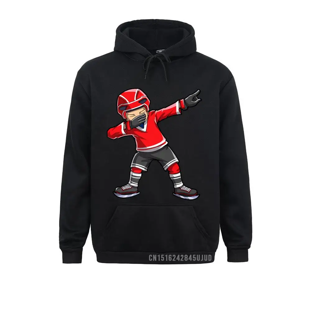 Dabbing Ice Hockey Hoodie Funny Dab Squad เด็กของขวัญผู้ชาย Funky Hoodies เมษายน FOOL DAY เสื้อการ์ตูนกีฬา