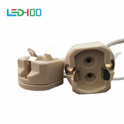 NEW G12 Light Socket 750V 4A 1500W 5KV G12 lamp holder Porcelain Ceramic High Temperature Resistant G12 HID LED Socket