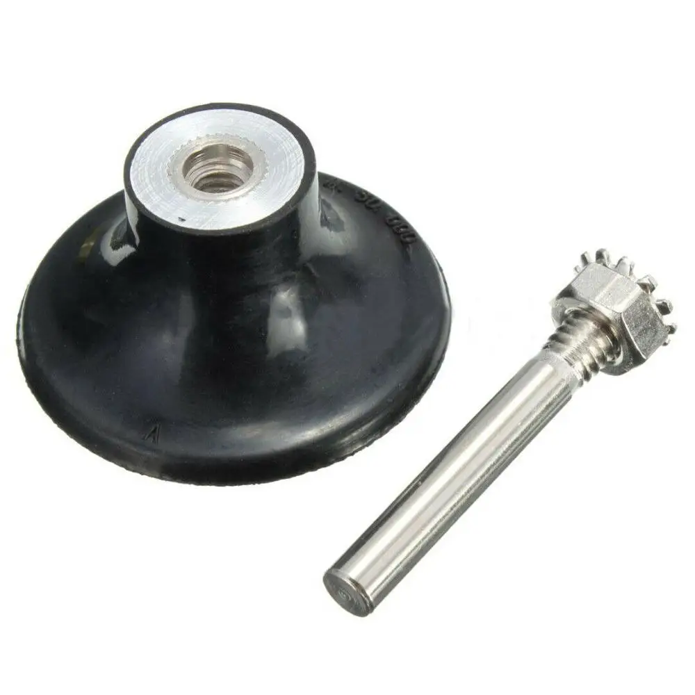 2 szt. 2-calowe uchwyty do tarcz szlifierskich Roll Lock, podkładki Roll Lock, adapter szybkiej wymiany z trzpieniem 1/4 cala do szlifowania i polerowania — zdjęcie 2