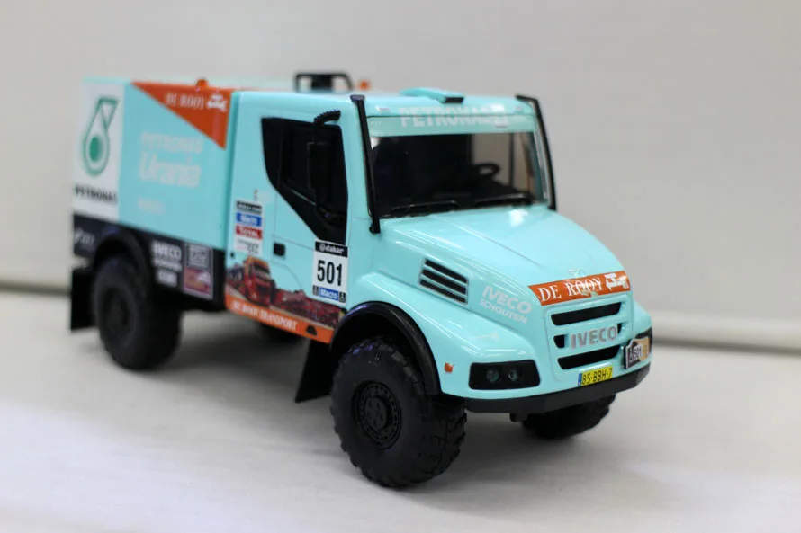 NEW  Collection 1:43 Scale IVEeCOco POWERSTAR 2014 Rally Racing TRUCK Diecast Model For Colllection gift