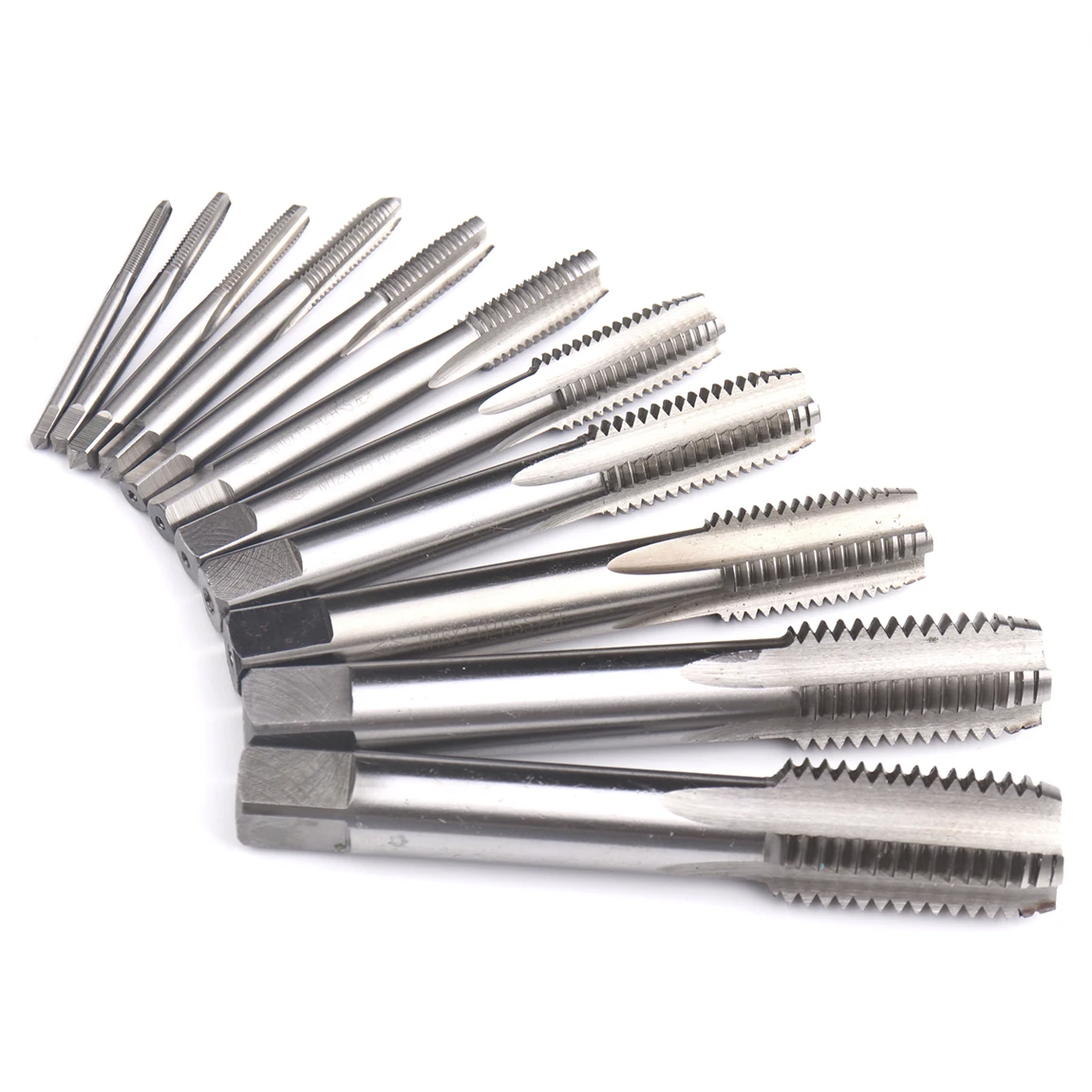 1PC HSS6542 Left Hand Thread Tap M3 M4 M5 M6 M8 M10 M12 M14 M16 M18 Metric Hand Tap Straight Flute Screw Thread Tap Drill Bit