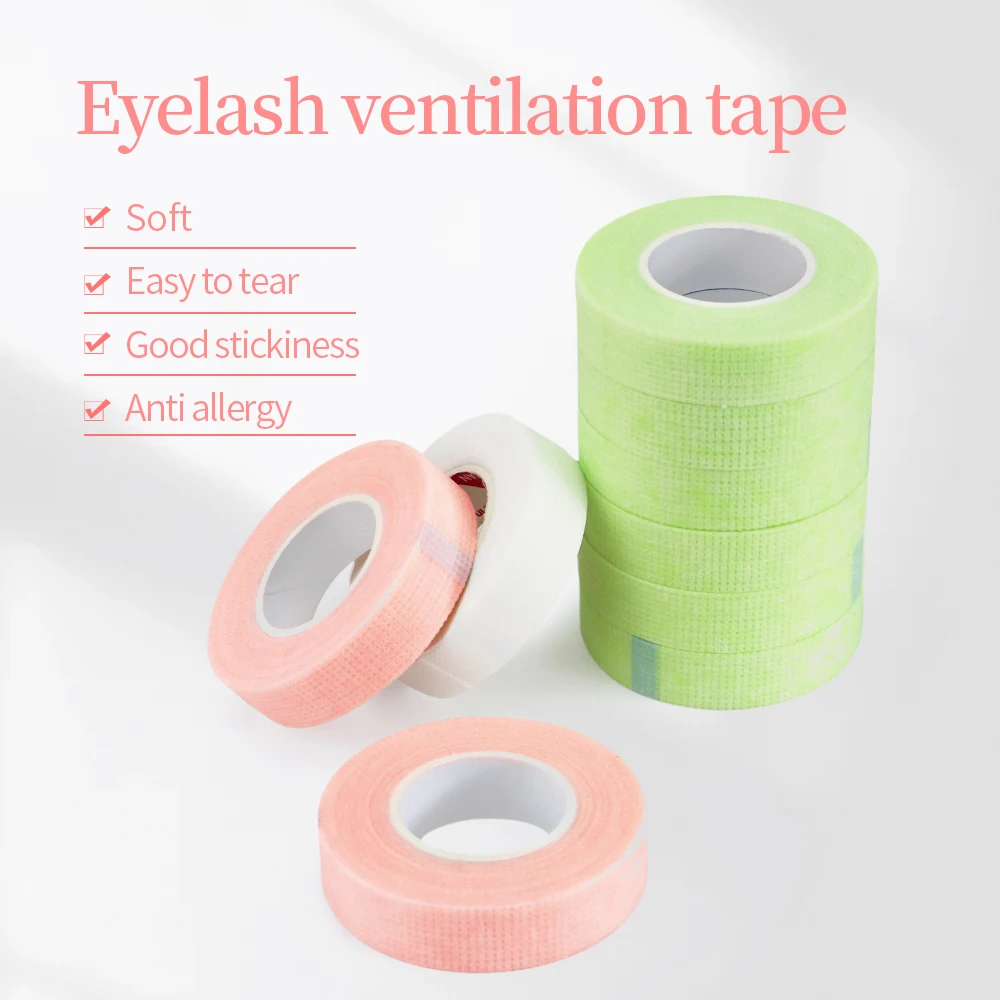 Eyelash Extension Tape Sticker Isolation With Holes Breathable Sensitive Resistant Non-woven Patches Eye Pads Makeup Tool