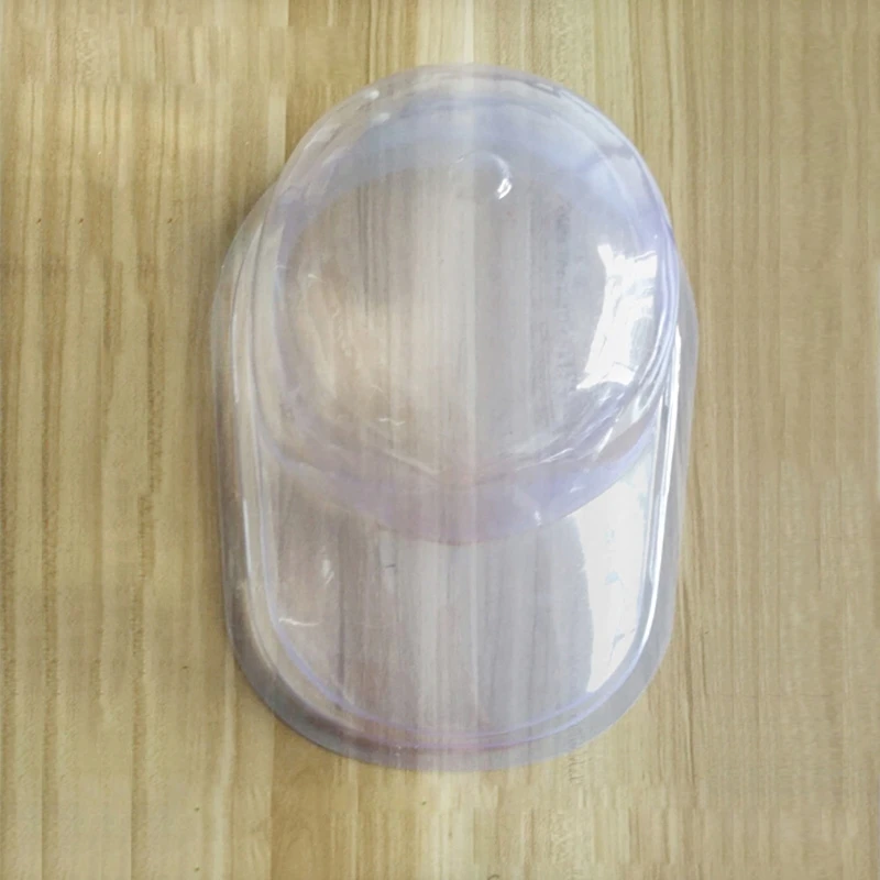 Double-layer Material Holder Transparent Baseball Display Box Dust-proof Hat Storage Plastic Protector