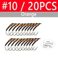 20PCS Orange Sz 10