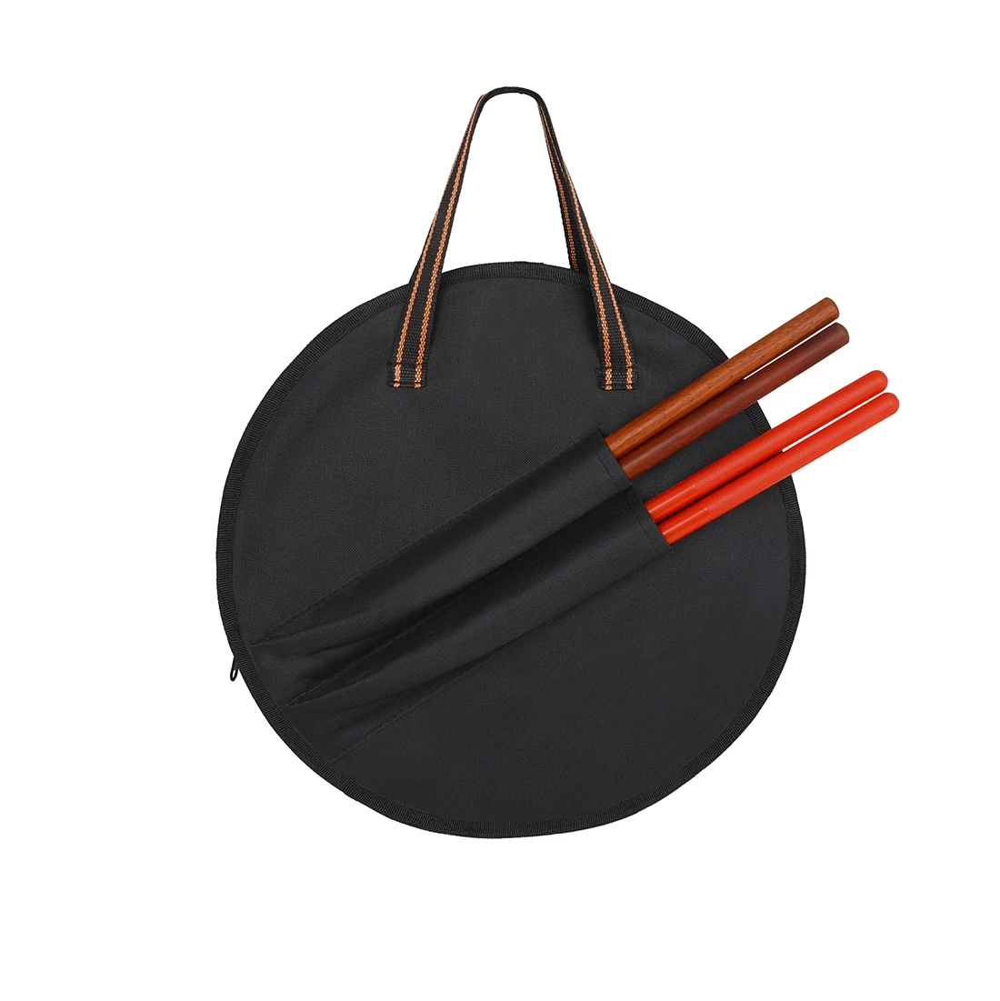 10 Inch Portable Black Waterproof Dumb Drum Bag Oxford Cloth Storage Drum Bag Holder Percussion Instrument Pack Accessories