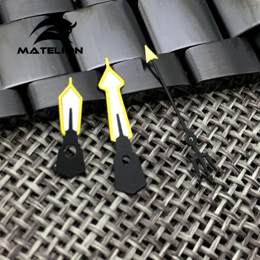 SKX MOD Model Watch Hands For NH35 NH36 7s35 4r35 7009 Green Lume Red/Black/Yellow Replacements