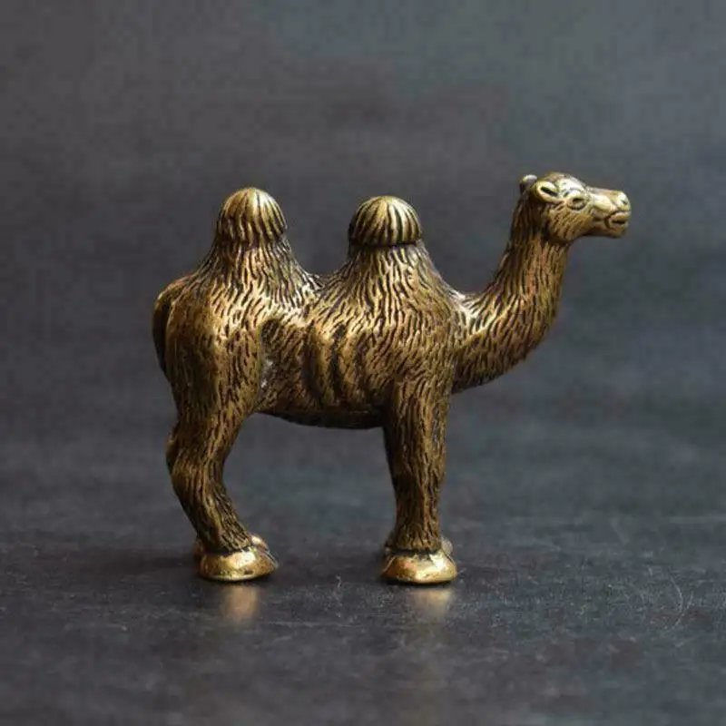 Chinese Antique Solid Brass Camel Bronze Ornaments