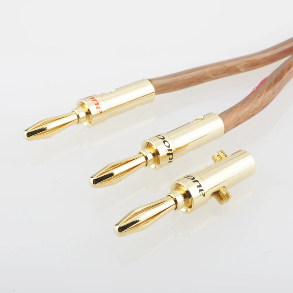 12 sztuk Hifi Audio pozłacany wtyk bananowy Adapter złącza dla DIY głośnik Hifi kabel lutowane