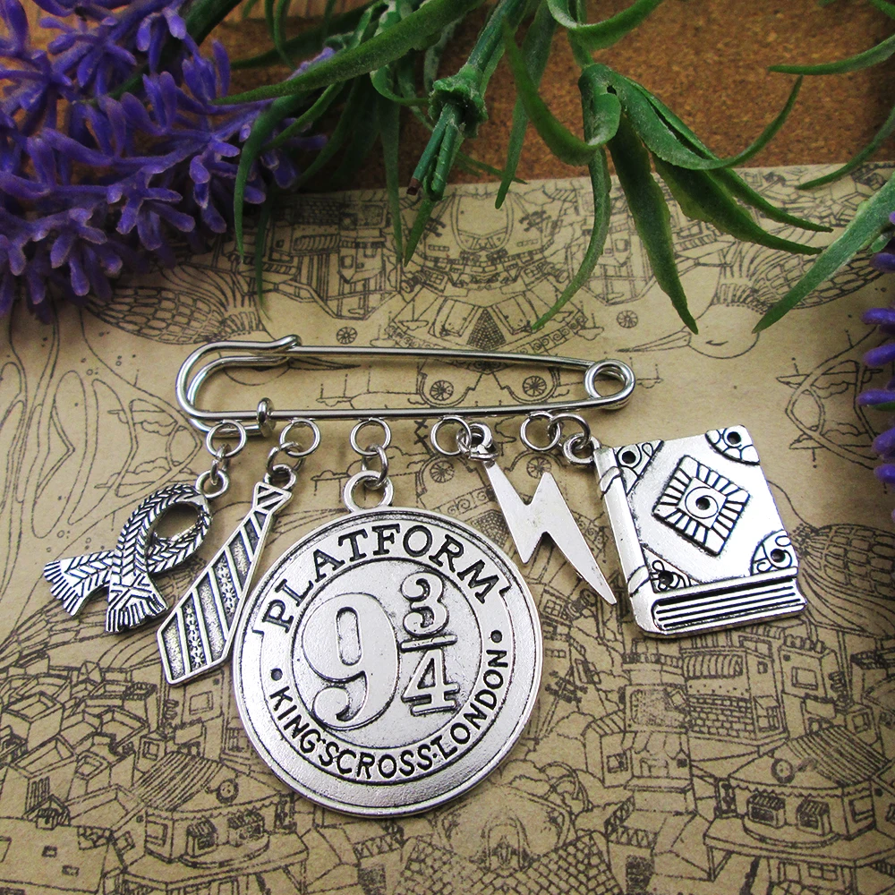 movie series  kilt pin brooch enjoy the life charm brooch mother's day present friend birthday gift