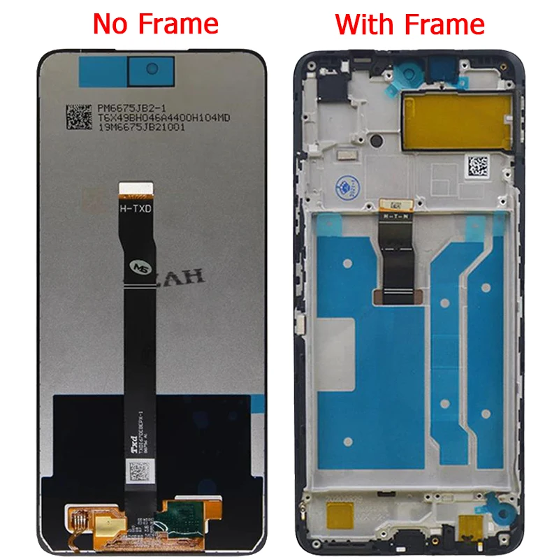 Y7A Screen For Huawei P Smart 2021 LCD Display With Frame 6.67\